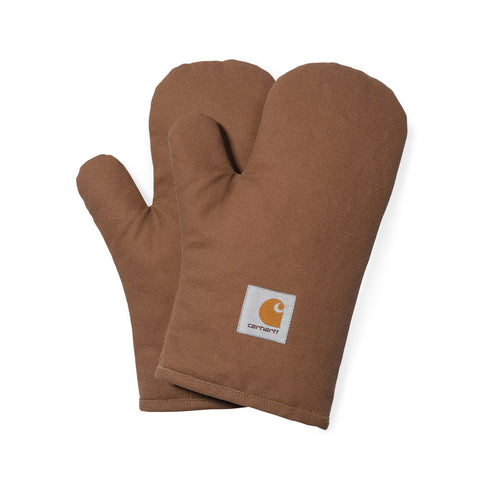Carhartt WIP Canvas Oven Mitt Set Hamilton Brown I034142 Degli Uberti